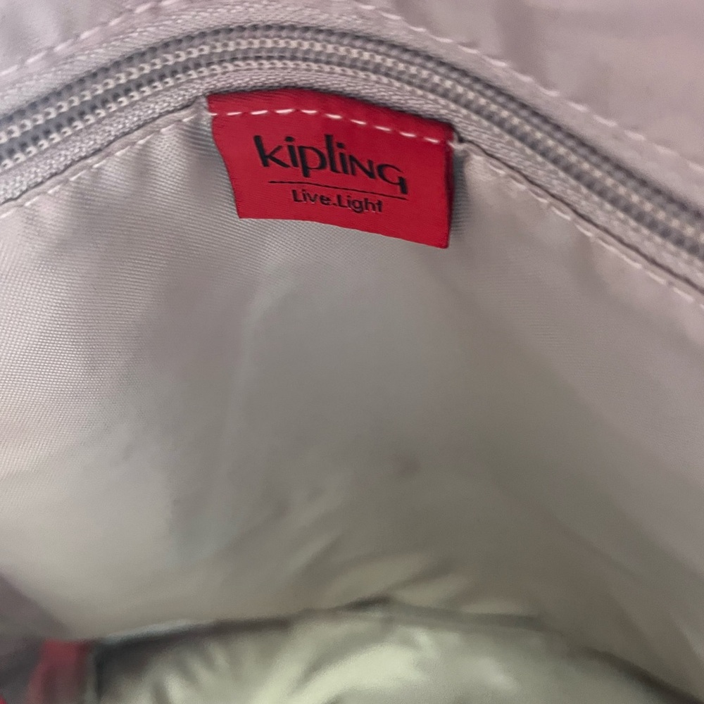 Kipling Medium Sized Red Backpack. Very Good Prel… - image 6